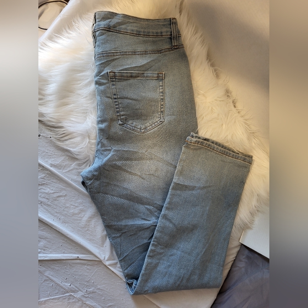 Style & Co. Women's Denim Straight Leg Jeans, High Waisted , Size 12 (34)